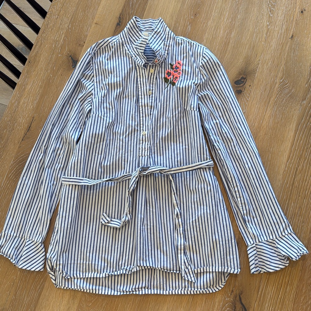 Crewcuts girls button down tunic